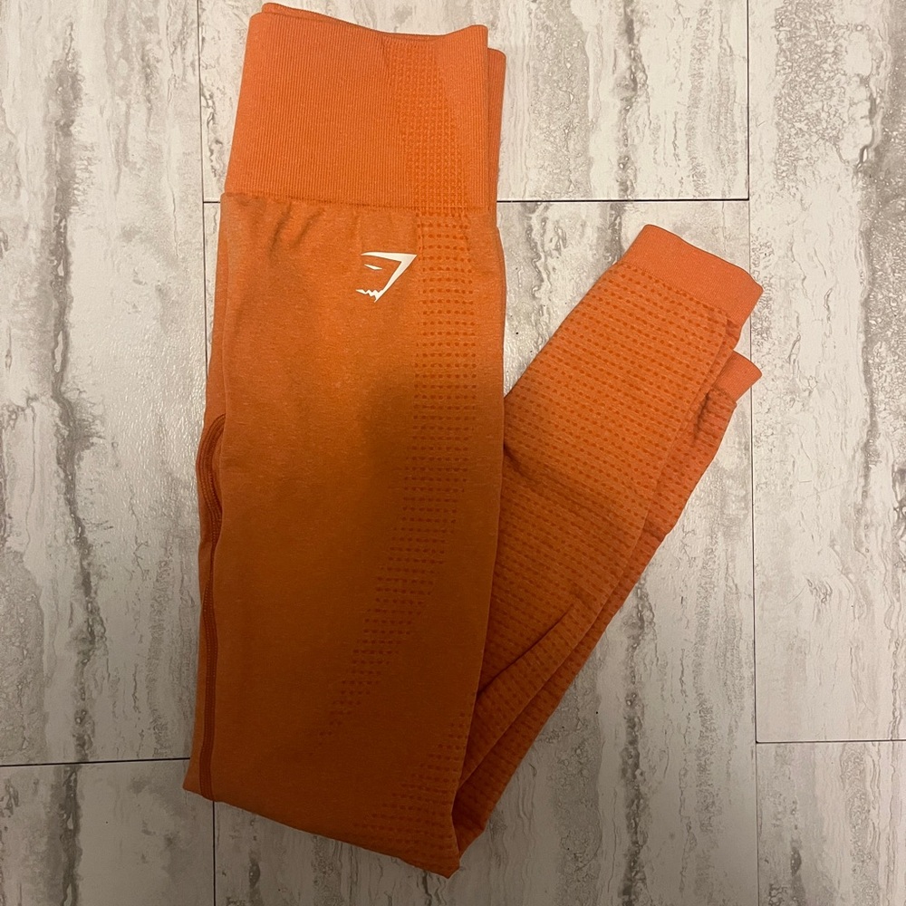 Orange GYMSHARK leggings